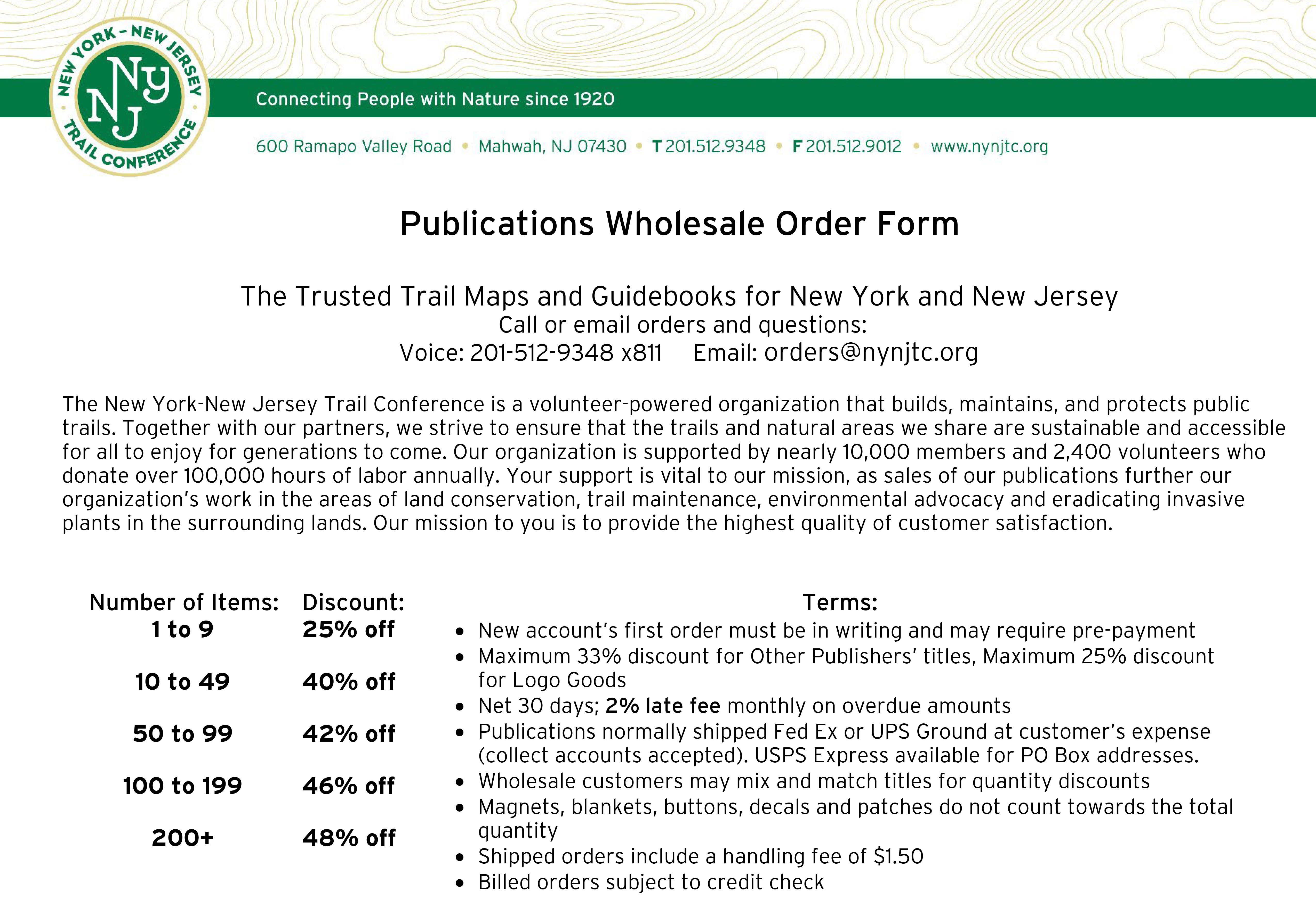 Wholesale Order Form Image