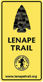 Lenape Trail sign