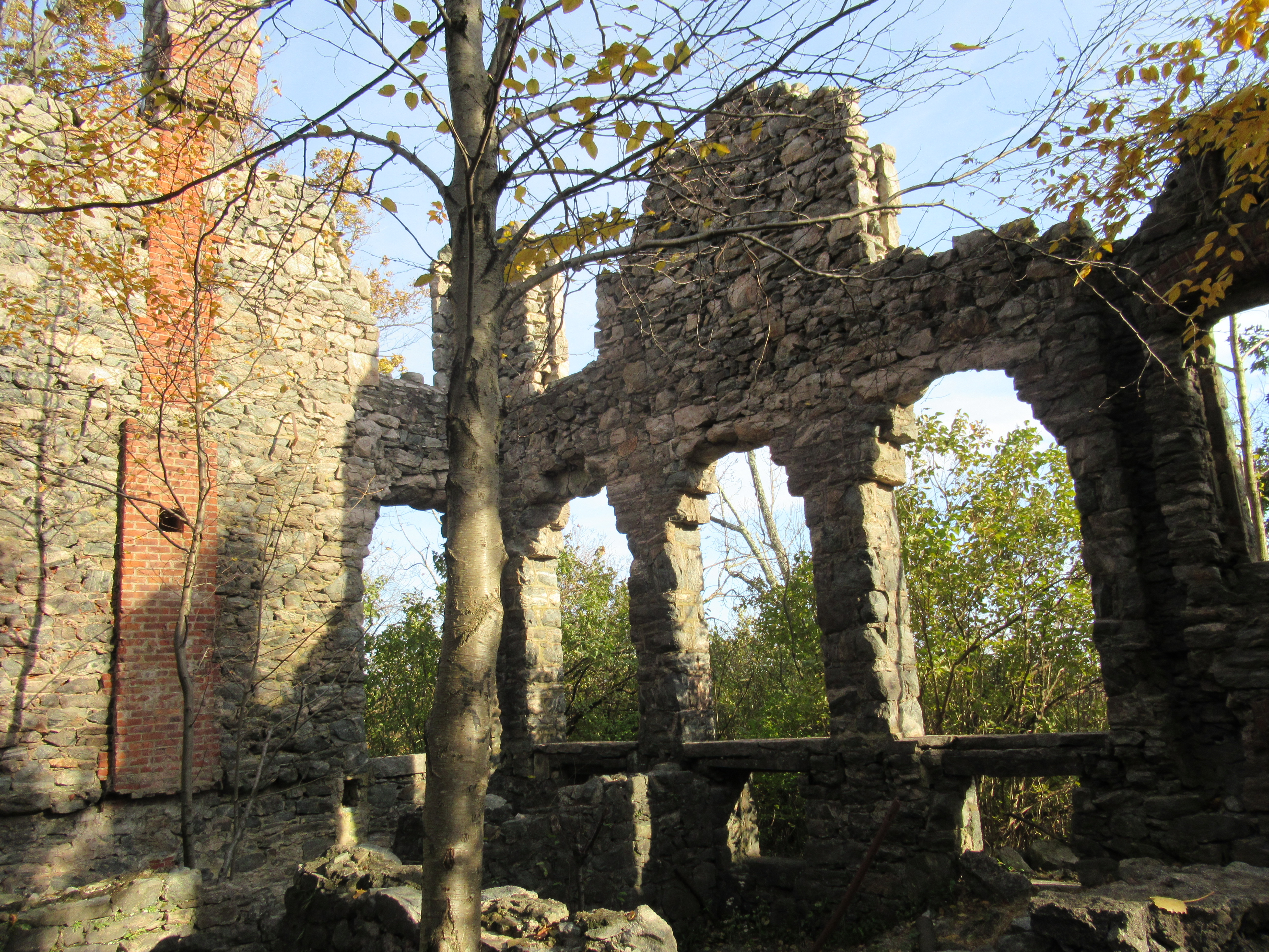 Ruins of the Van Slyke Mansion - Photo by Daniel Chazin