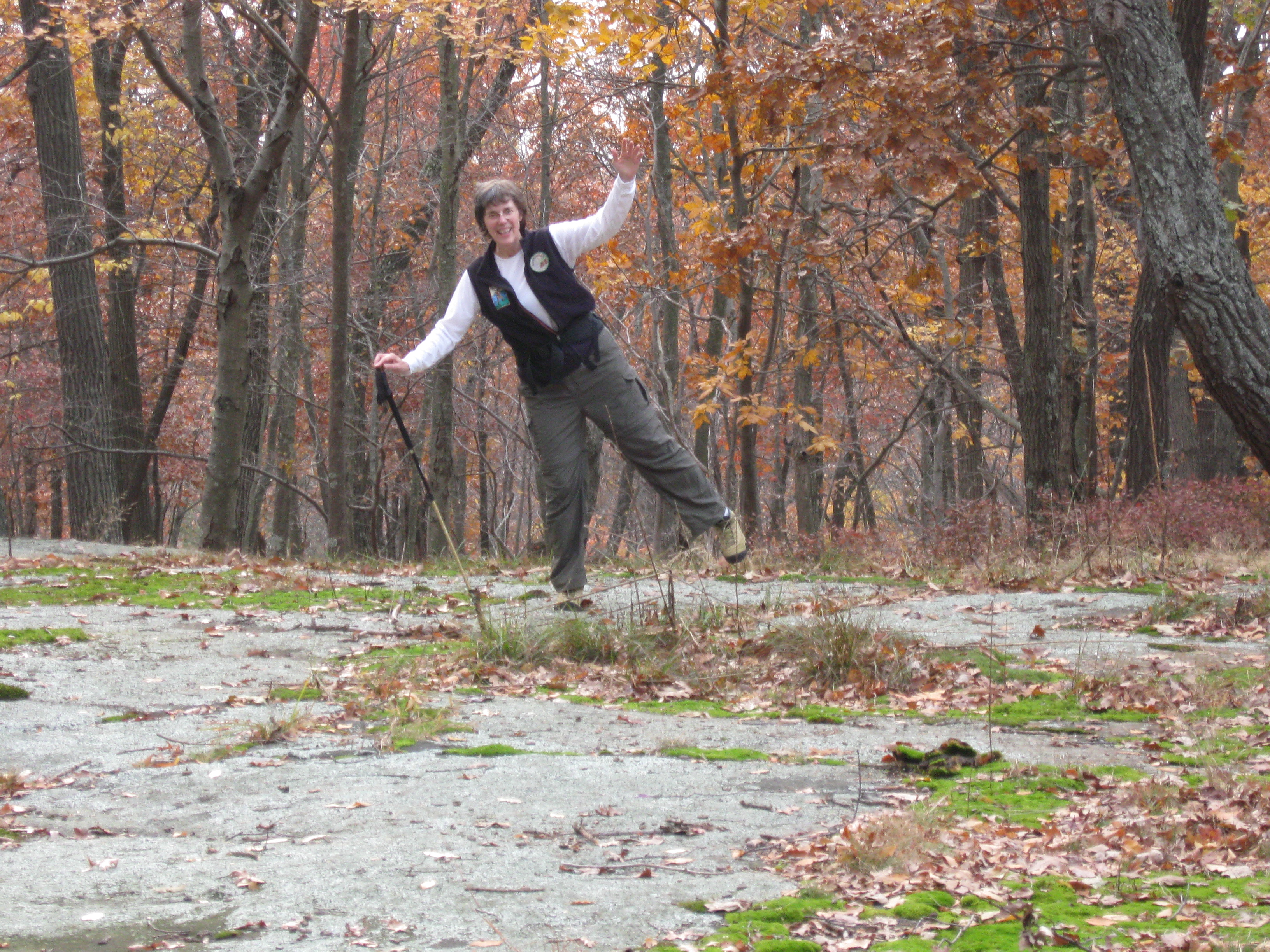 Dancing on Dancing Rock at Ward Pound Ridge Reservation - Photo: Jane Daniels