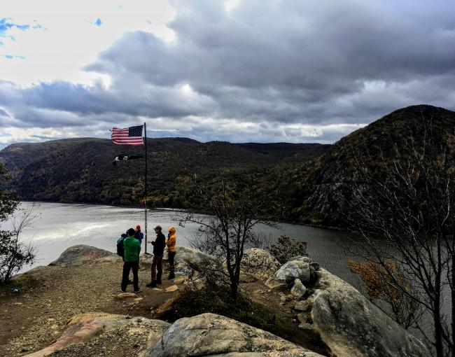 The partners who manage Breakneck Ridge met on the mountain during Hot Spot Week in October 2018. Photo credit: Amber Ray